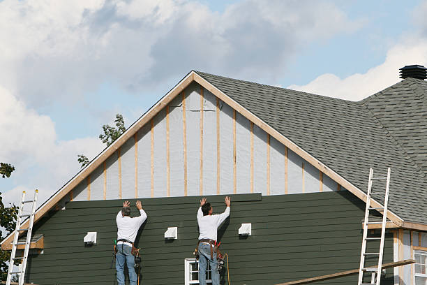Professional Siding Installation technician working in Clayton, IN